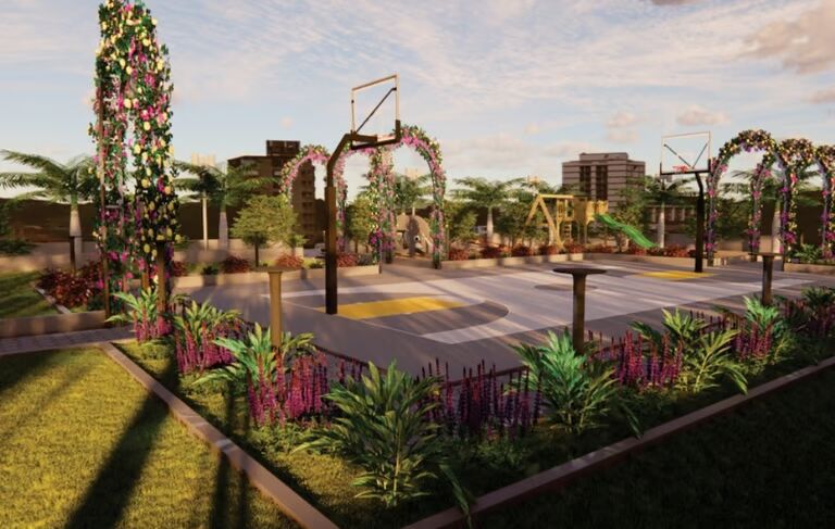 township view of Shashwat Munim Ji State project